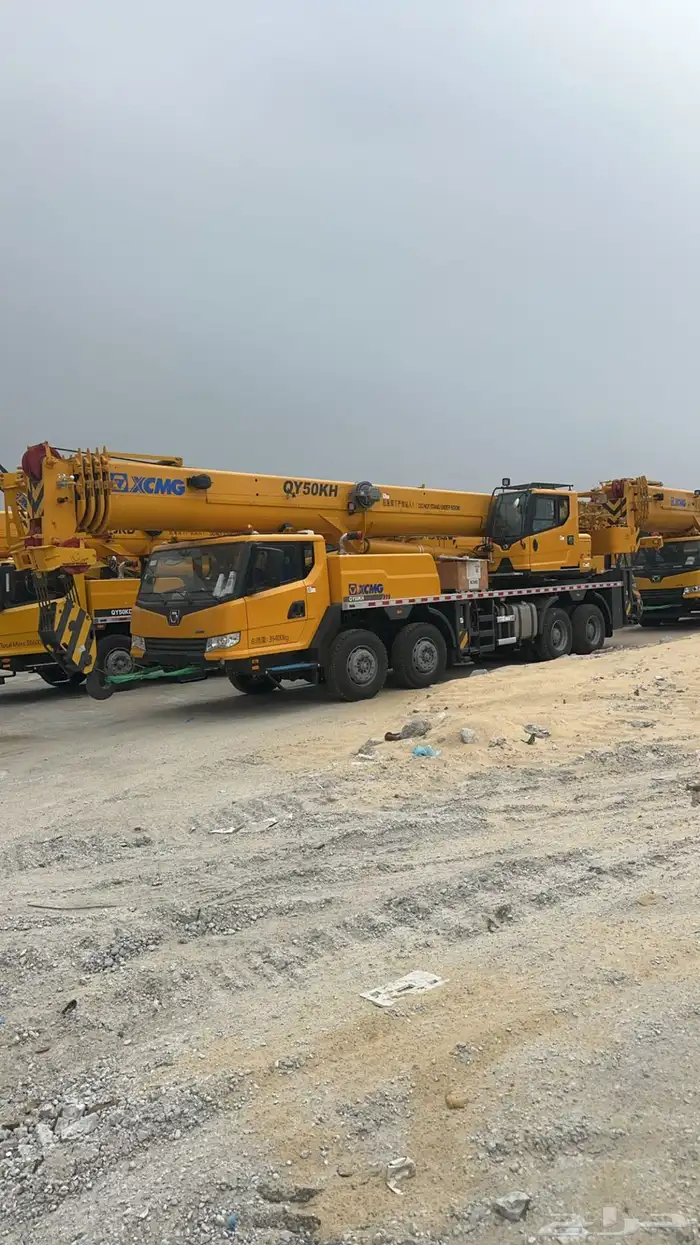 كرين 50طن للإيجار موديل 2025 2
