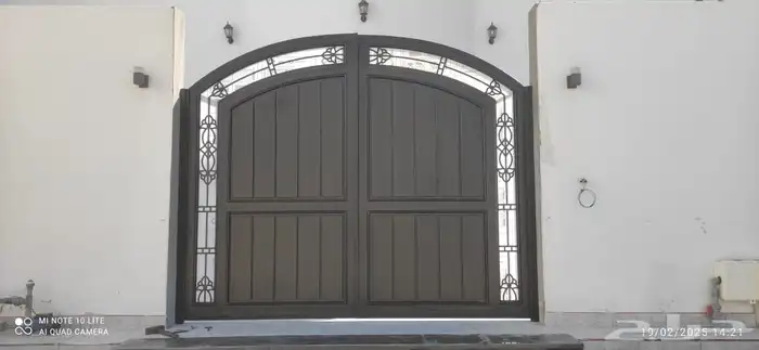 ابواب حديدجديد مع التصميم اليزر  عدي 3