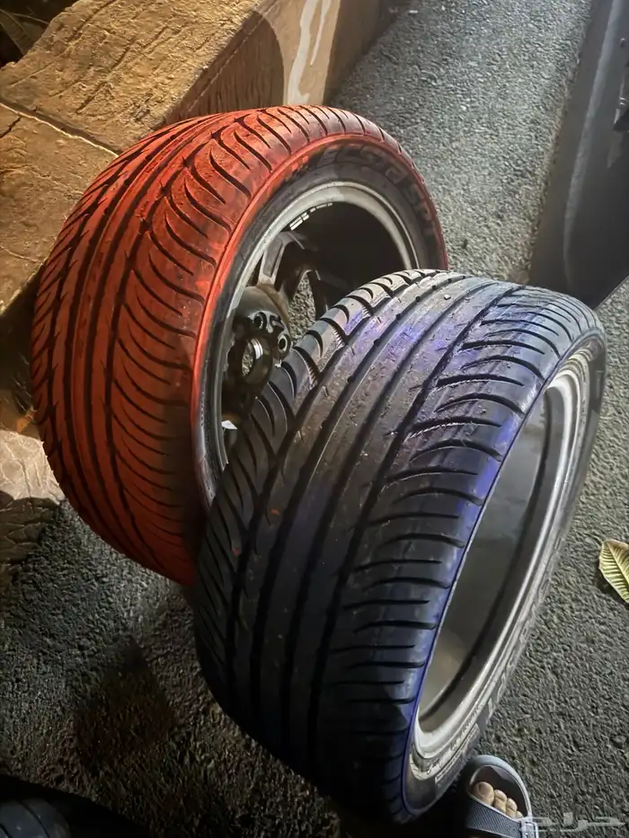 كفرات تفحيط ملونه جنط موستنق 2