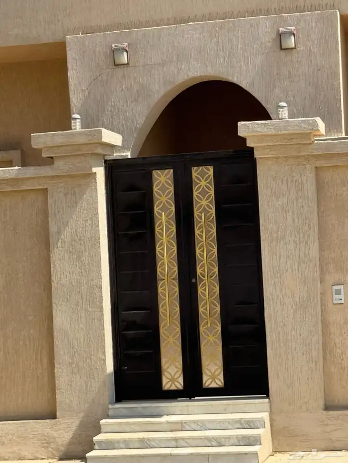 ابواب حديدجديد مع التصميم اليزر  عدي 24