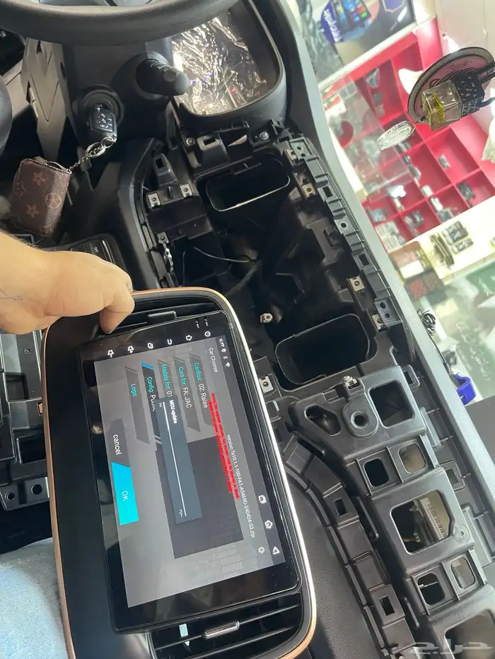 شاشة JAC GS3 2022 نظام اندرويد وابل كار بلاي 4