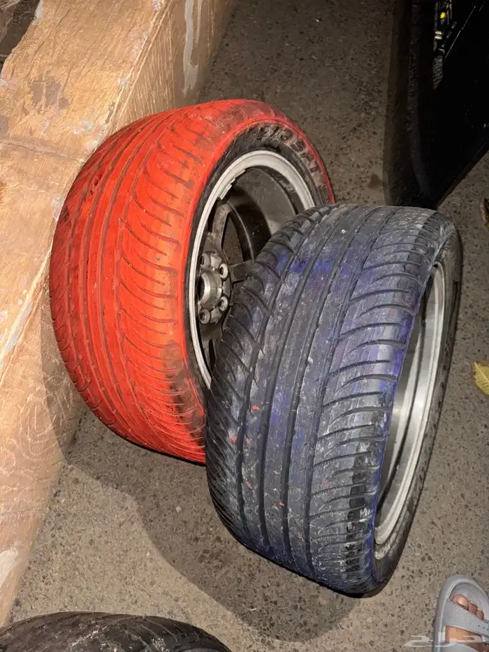 كفرات تفحيط ملونه جنط موستنق 0