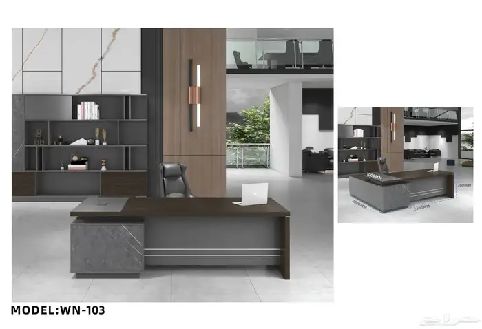 مكاتب عملية وعصرية 10