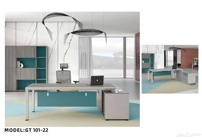 مكاتب عملية وعصرية 12