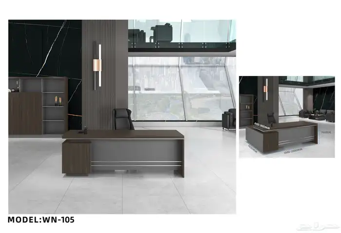 مكاتب عملية وعصرية 9