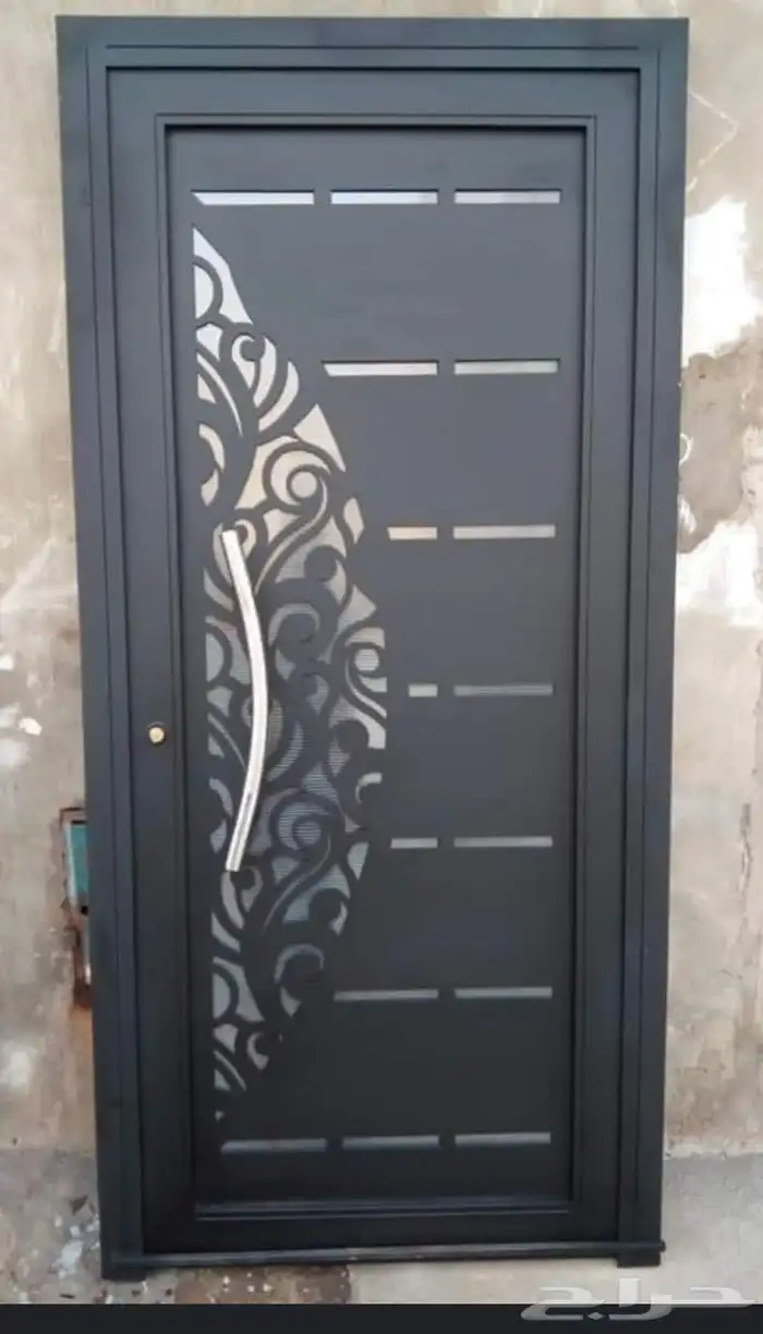 ابواب حديدجديد مع التصميم اليزر  عدي 29