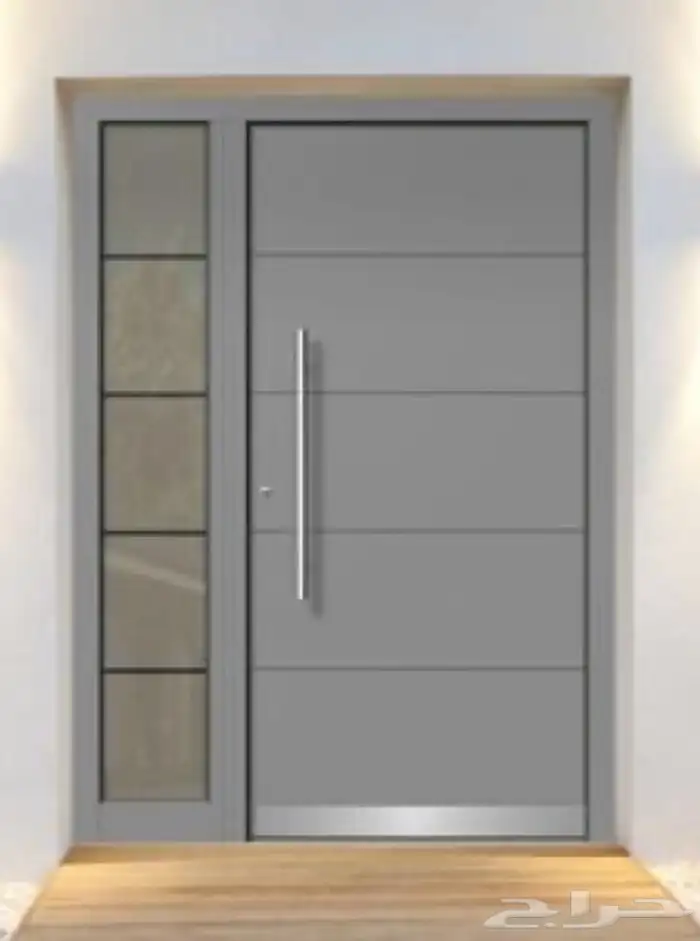 ابواب حديدجديد مع التصميم اليزر  عدي 11