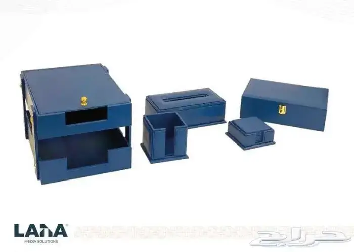 اطقم مكتبية جلدية و صناديق جلدية 8