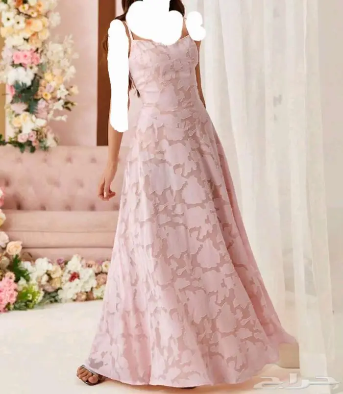 فستان مناسبات جديد وردي 0