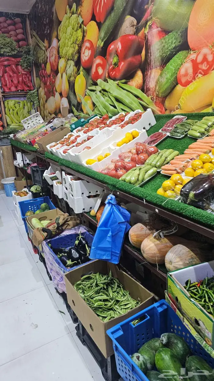 رفوف محل خضره عمليه وخفيفه 5