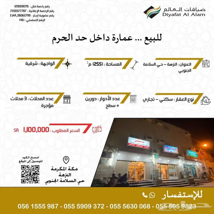 عمارة للبيع بمكة المكرمة 0