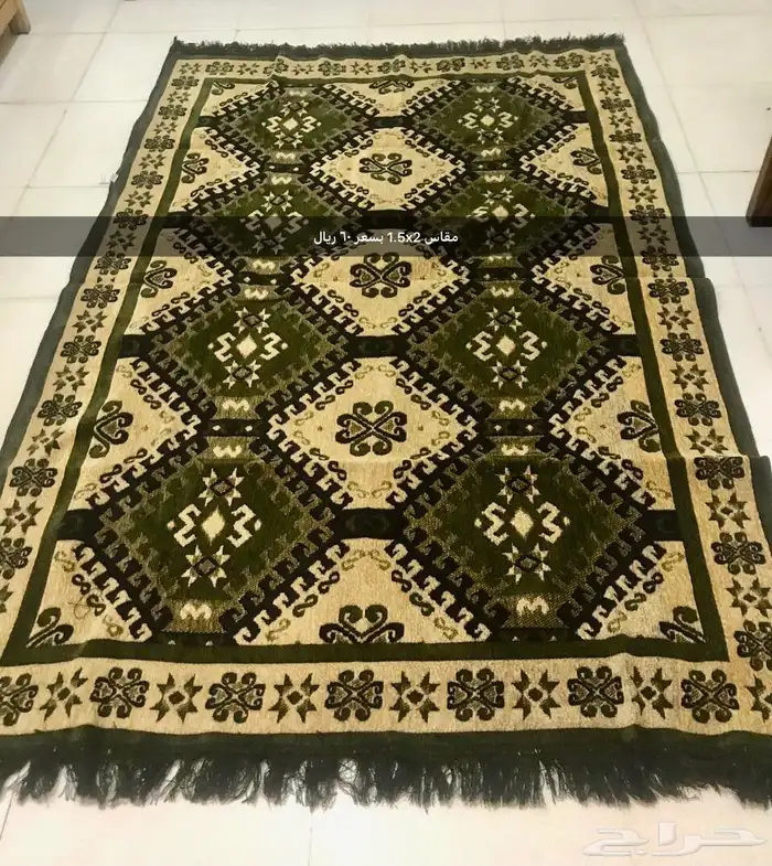 فرشات او سجادات ارضيه للمنزل والرحلات قطن سوري 2
