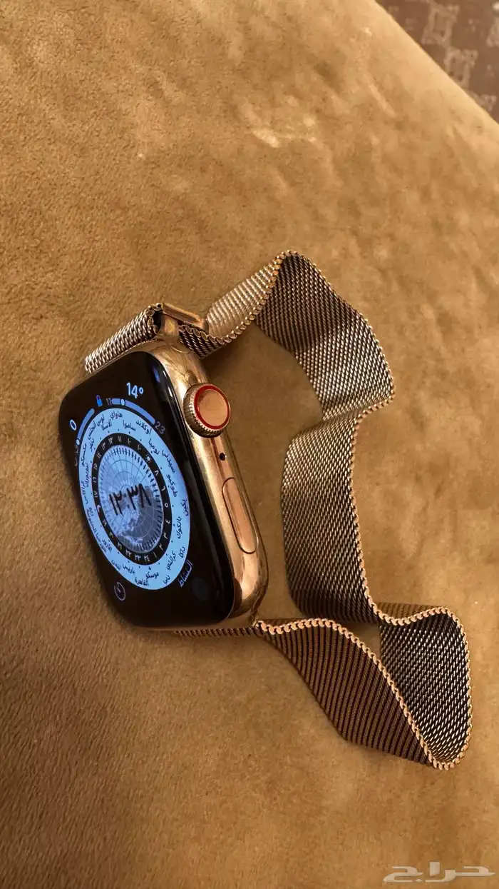 ساعة ابل ستانلس ستيل 0