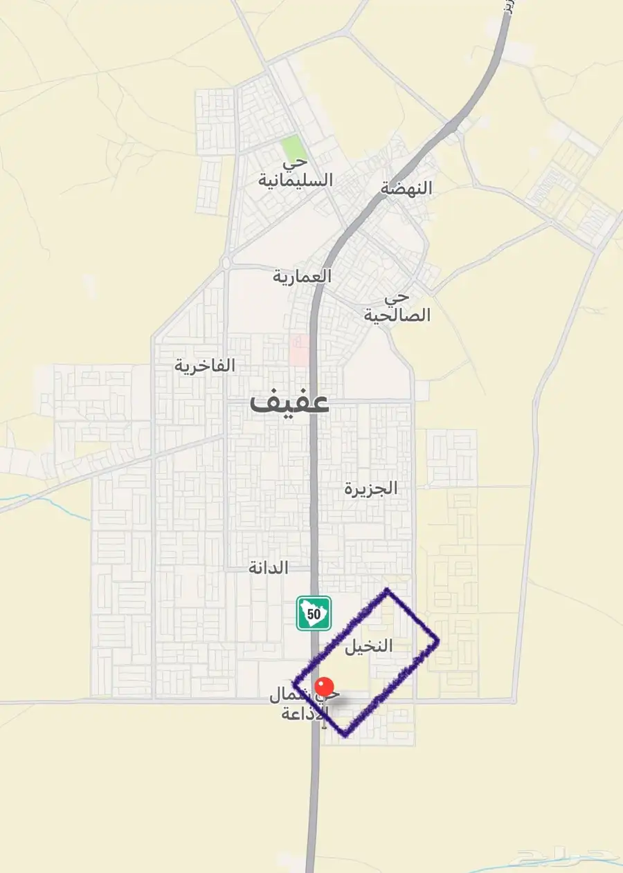 فيلا للبيع و الايجار بعفيف تفتح على شارع و ممر 3