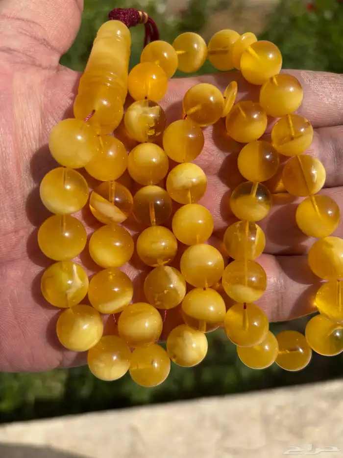 سبحة كهرمان طبيعي بولنندي 1