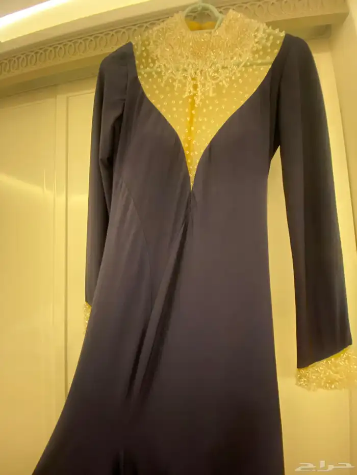 فستان كحلي سهره 1