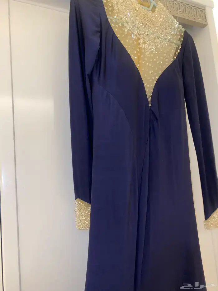 فستان كحلي سهره 2