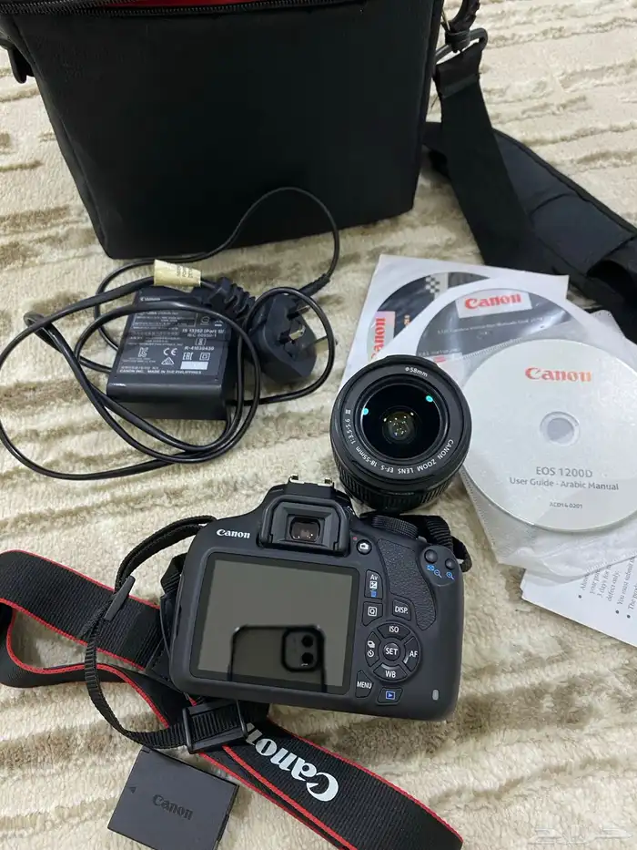 كاميرة كانون EOS 1200D استخدام قليل ونظيفه جدآ 1
