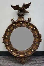 مرآة حائطية أنتيك بتصميم النسر الفيدرالي 3