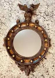 مرآة حائطية أنتيك بتصميم النسر الفيدرالي 2