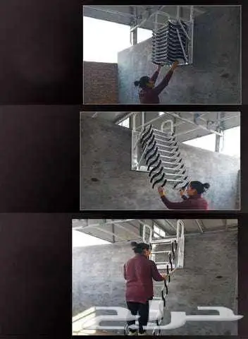 السلم التلسكوبي الحائطي 1