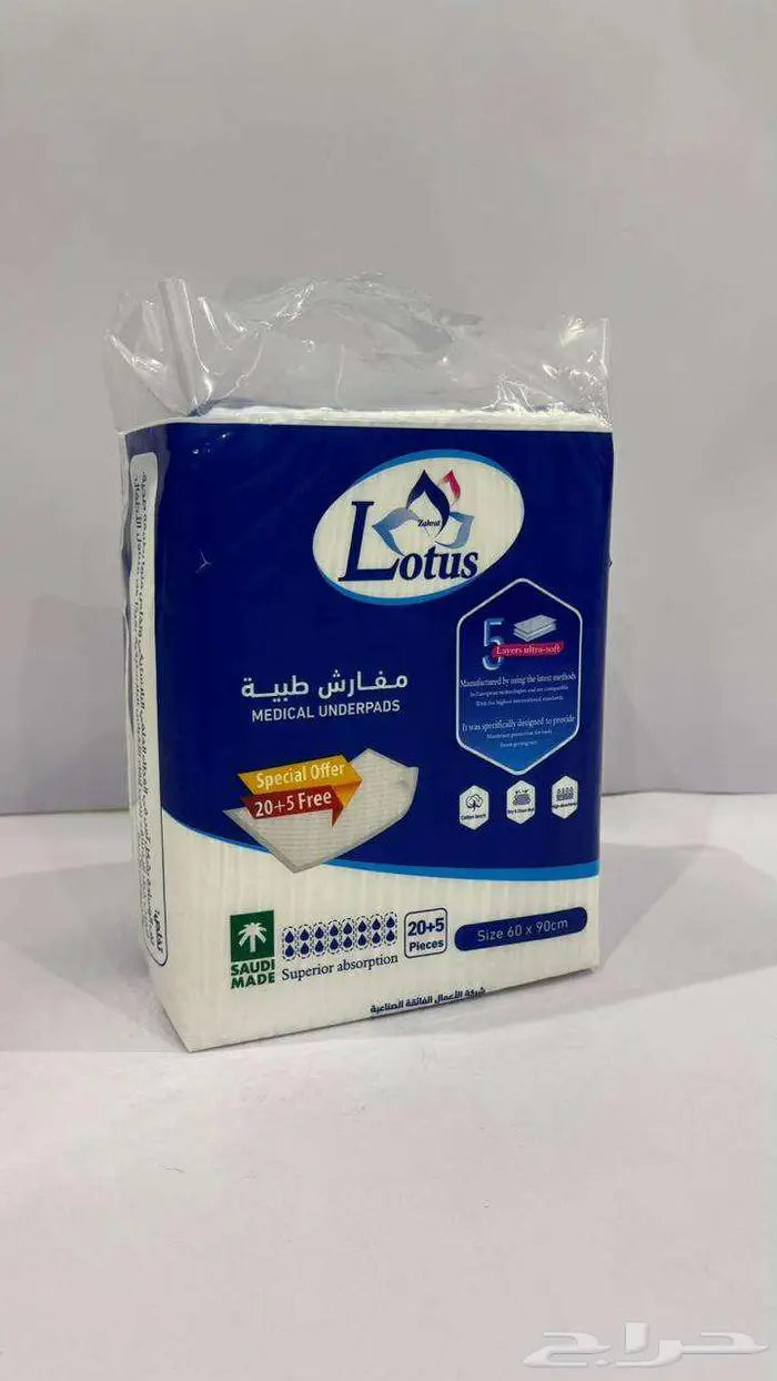 مفارش طبية من زهرة اللوتس 3