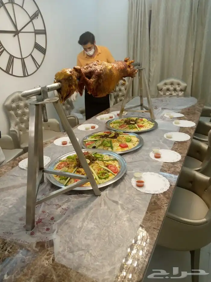 شوي خروف عثماني ع السيخ بموقعك 6