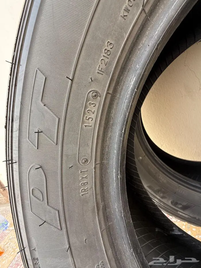 طقم كفرات دنلوب مستعملة 8