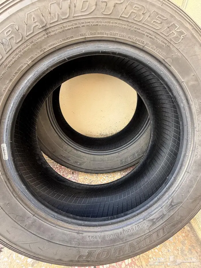 طقم كفرات دنلوب مستعملة 7