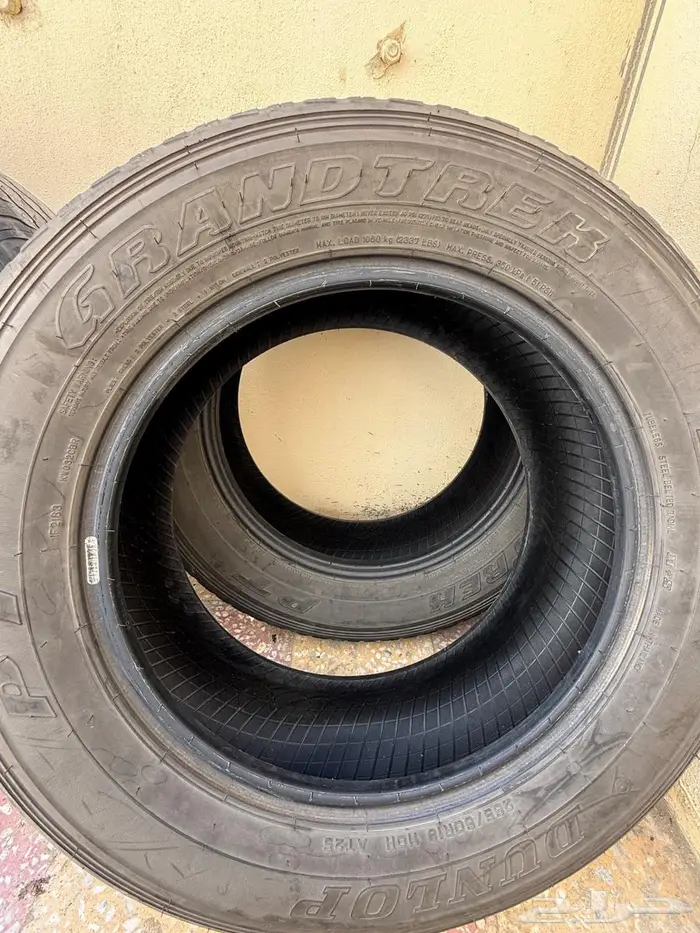 طقم كفرات دنلوب مستعملة 9