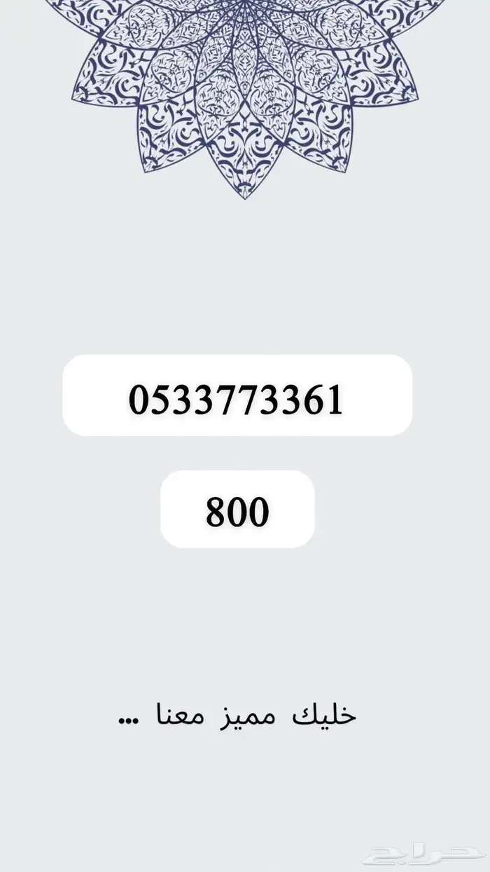 رقم مميز 29