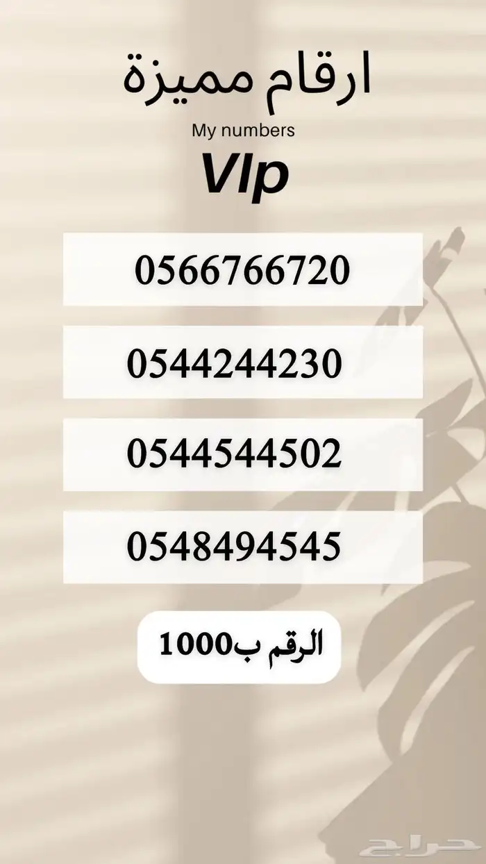 رقم مميز 2
