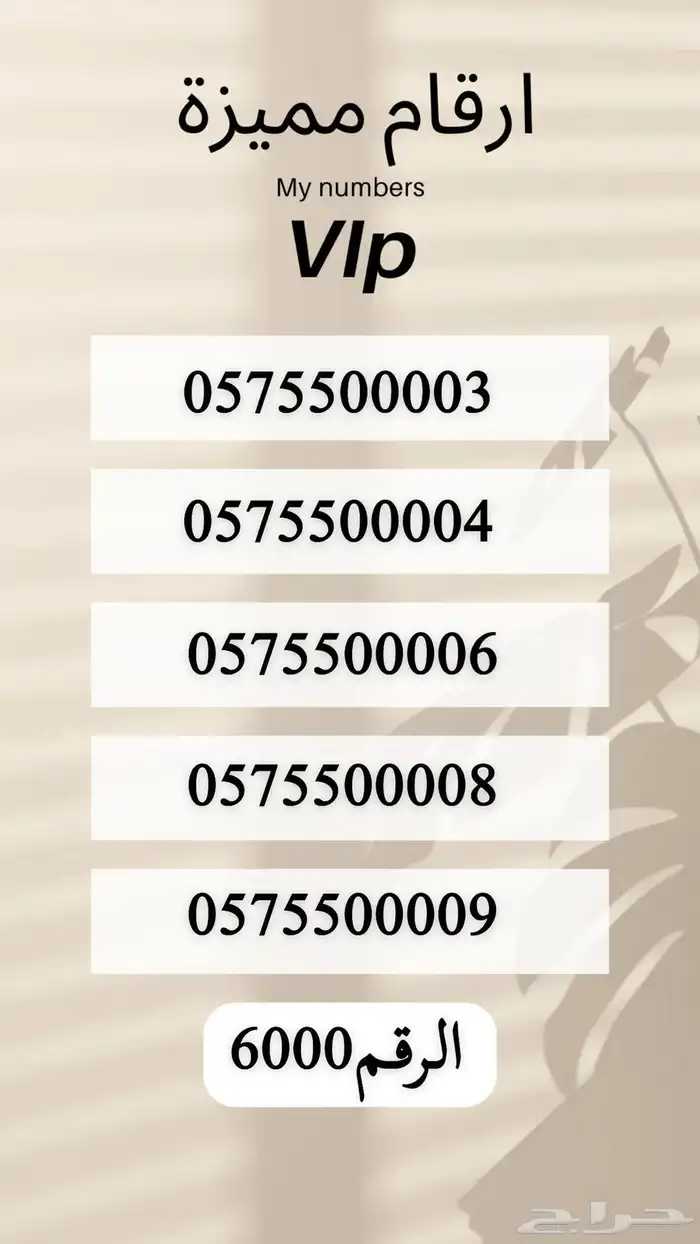 رقم مميز 25