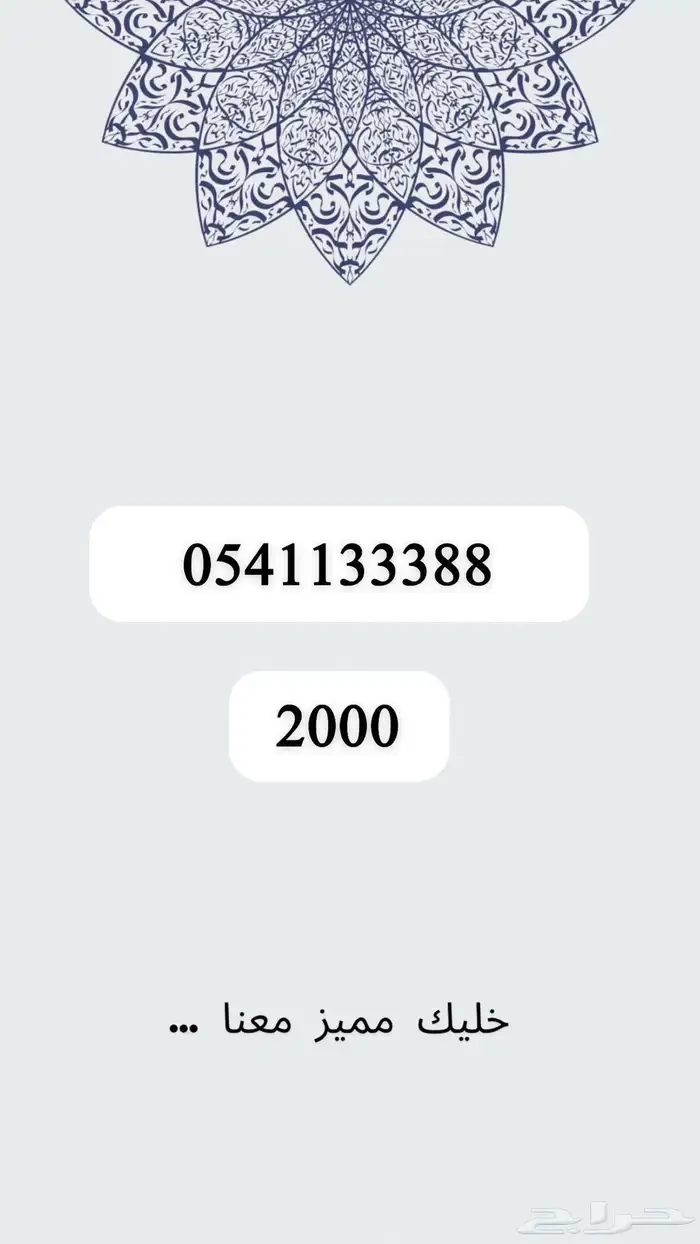 رقم مميز 21