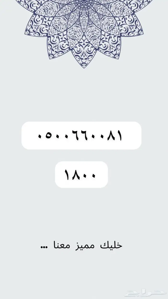 رقم مميز 12