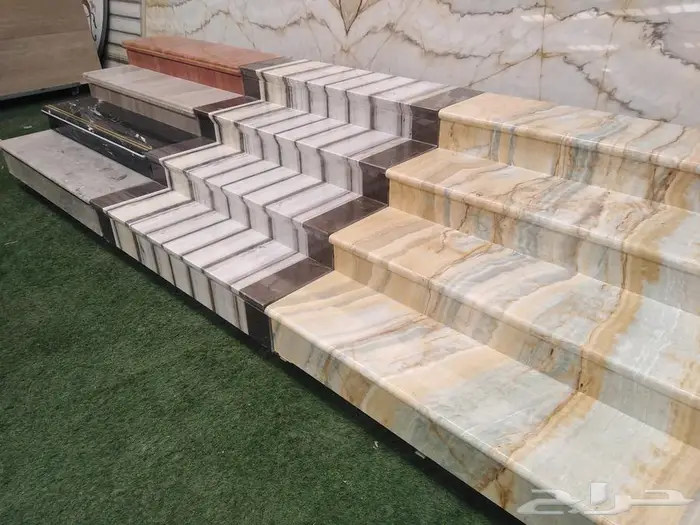 تفصيل درج وعتبات رخام طبيعي 5