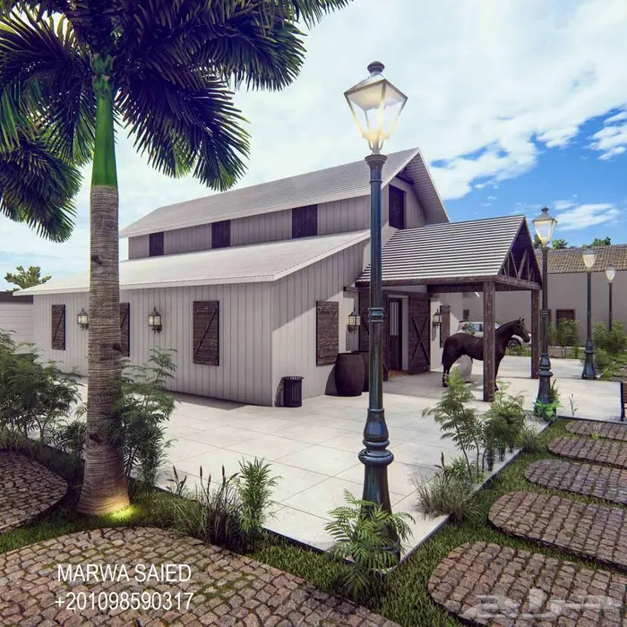 تصميم اسطبل 1