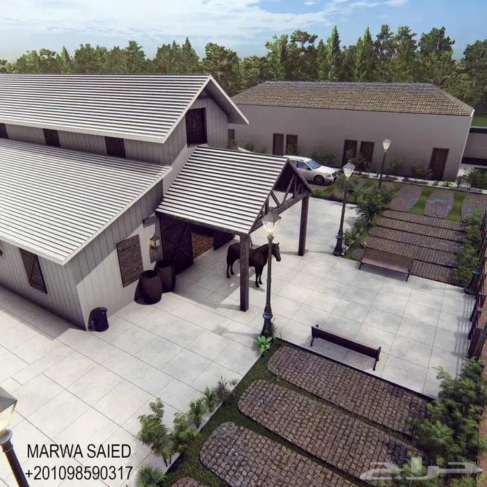 تصميم اسطبل 0
