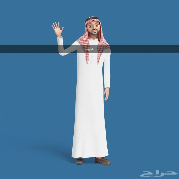 ثوب سعودي50  رجالي قلاب ساده 7