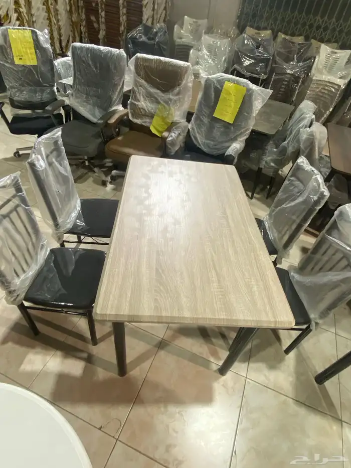 طقم طاولة ماصة طعام أكل مع 6 كراسي أو 4 كراسي 2