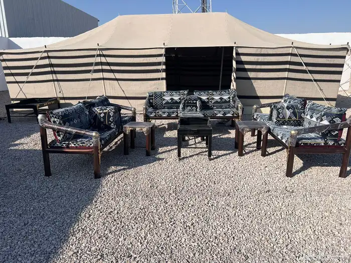 كراسي حديد جلسات خارجية مساند 5