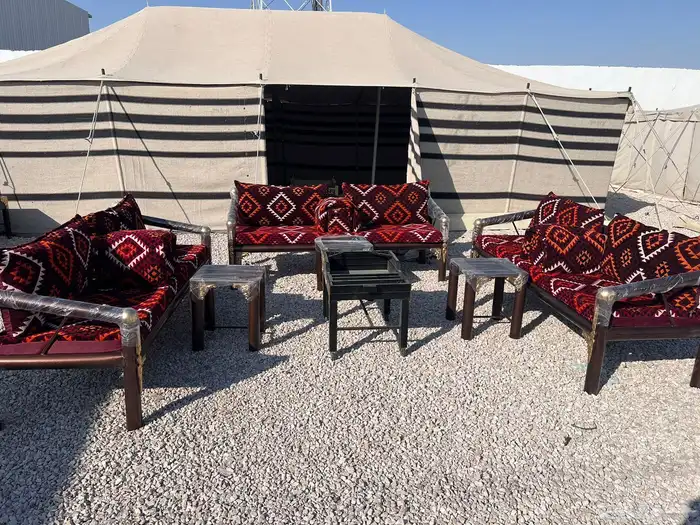 كراسي حديد جلسات خارجية مساند 10