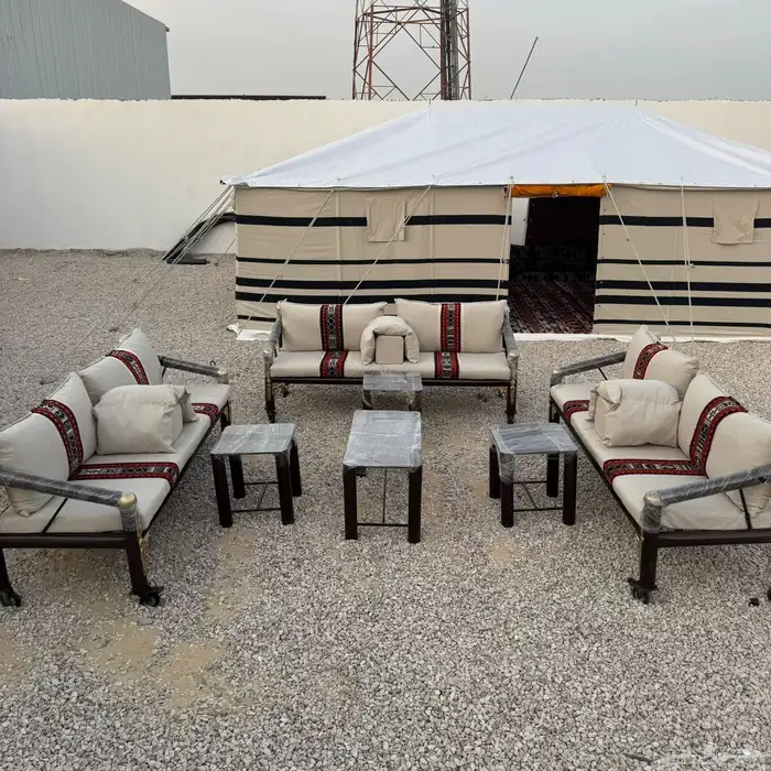 كراسي حديد جلسات خارجية مساند 3