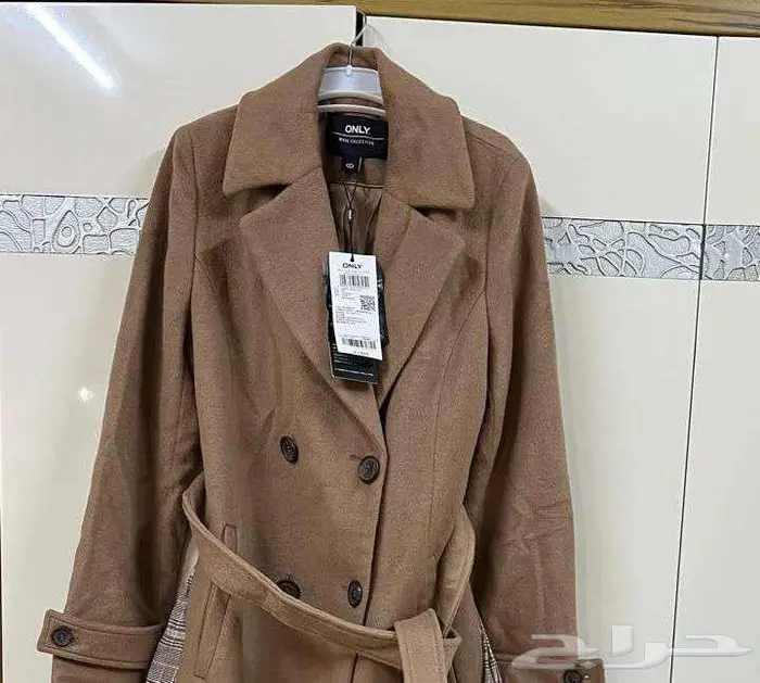 جاكيت مانطو نسائي فاخر جديد ماركة only مقاس M 0