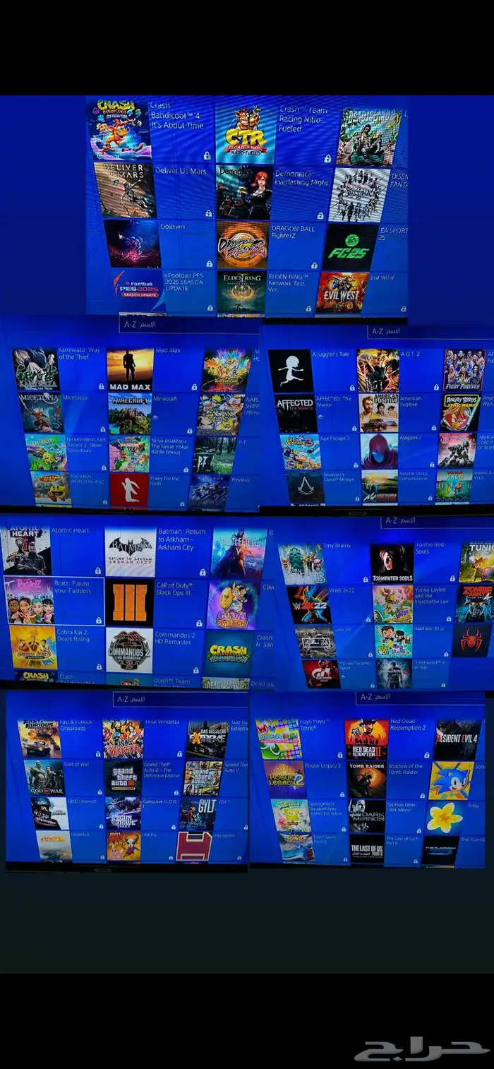 sony r pro 1000Gb hack مهكر عليه 60 لعبة برو 1