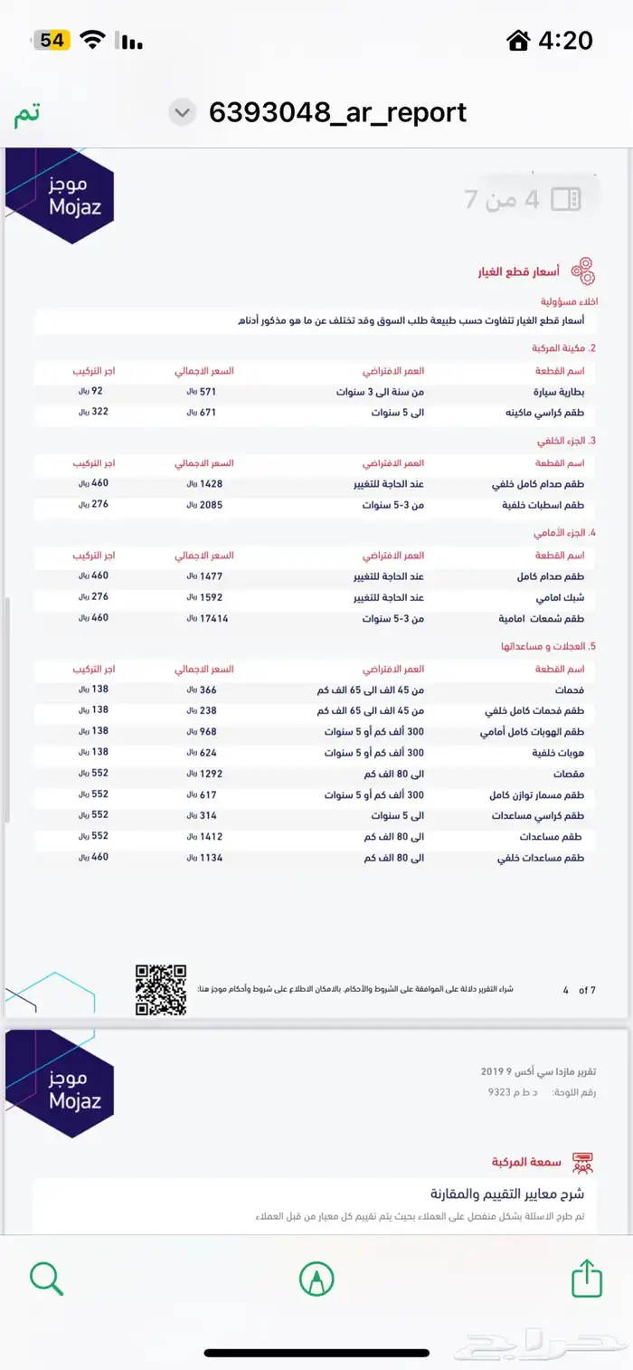 مازدا CX9 موديل 2019 فل كامل شرط وكآله ع الفحص 19