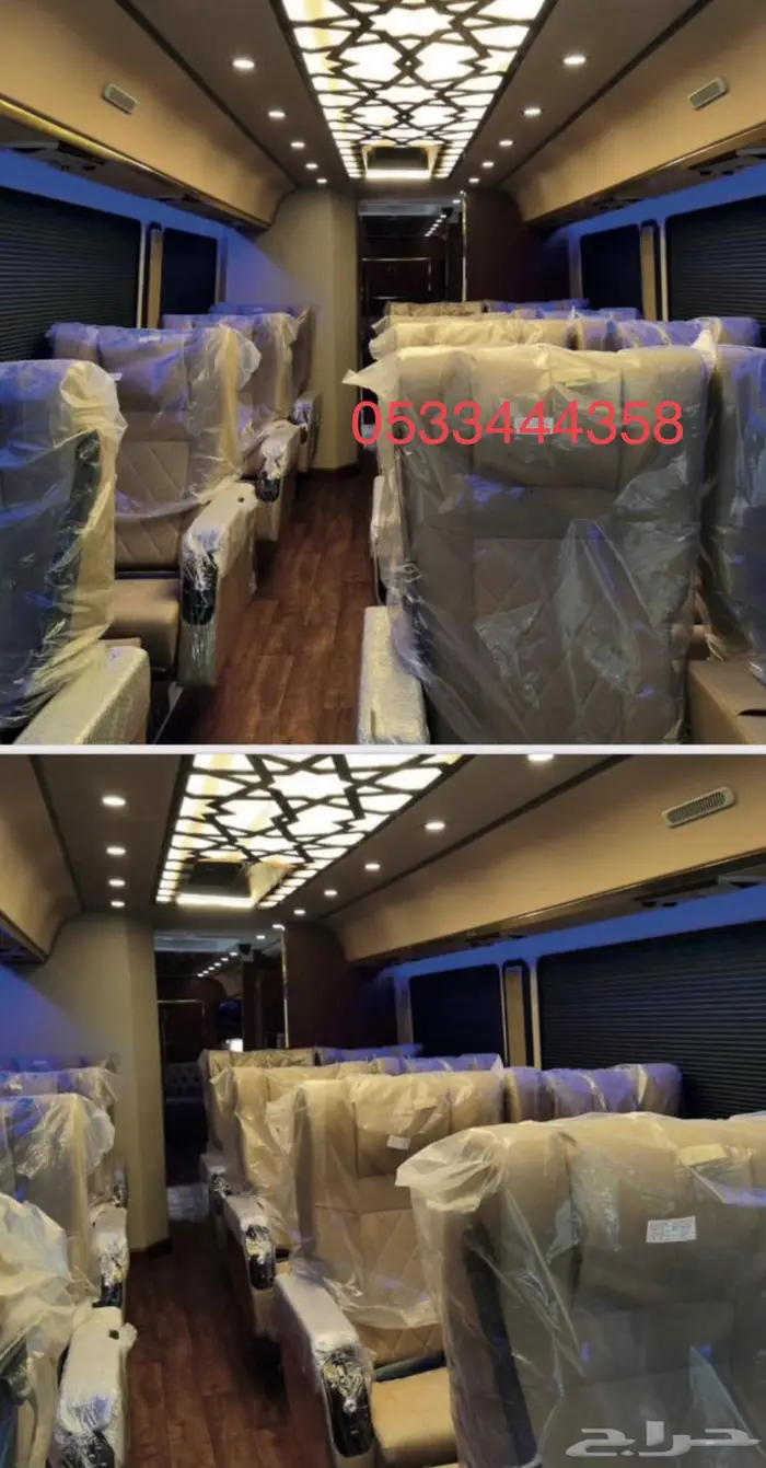 باصات VIP طاولات تاجير بالسائق 25-35 راكب 2