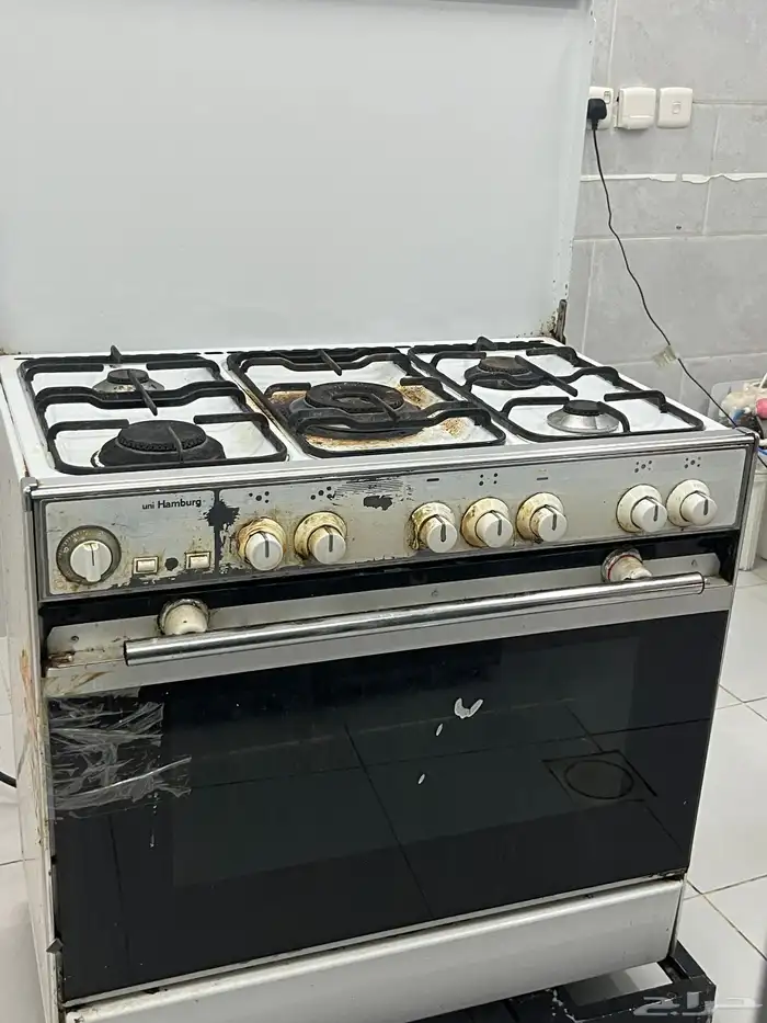 فرن كبير مع 5 عيون غاز 3
