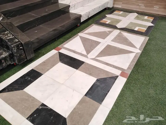 تفصيل درج وعتبات رخام طبيعي 1