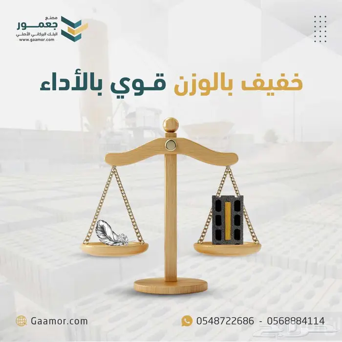 مصنع جعمور لجميع انواع البلك البركاني والبخاري 2